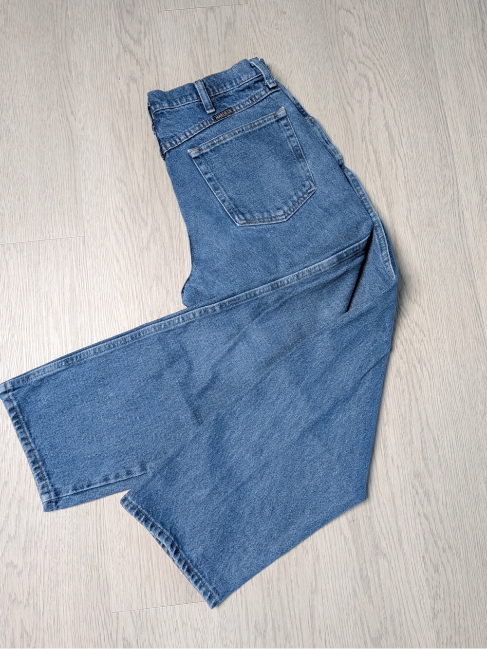 Vintage 80s 90s Maverick Blue Jeans Mens 31x29 Made in USA Straight Leg Denim
